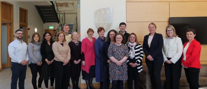 A group of people at UCD.